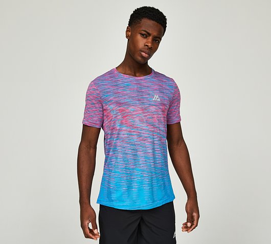 MONTIREX TRAIL SEAMLESS T SHIRT - BLUE/MULTI