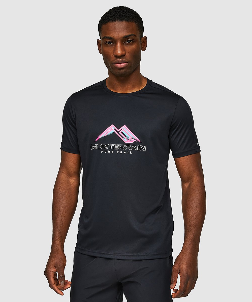 MONTERRAIN DIMENSION T SHIRT - BLACK