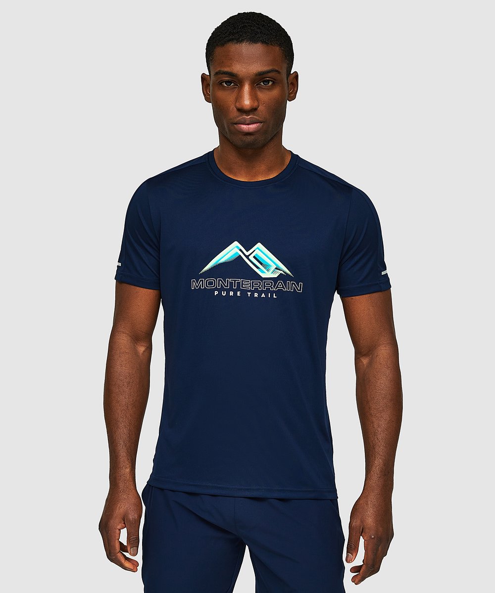 MONTERRAIN DIMENSION T SHIRT - DRESS BLUE