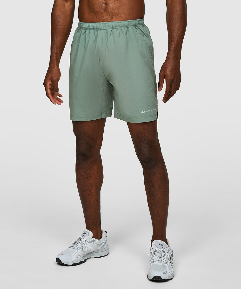 MONTERRAIN DISTANCE WOVEN SHORT - SEASPRAY/GREEN ASH