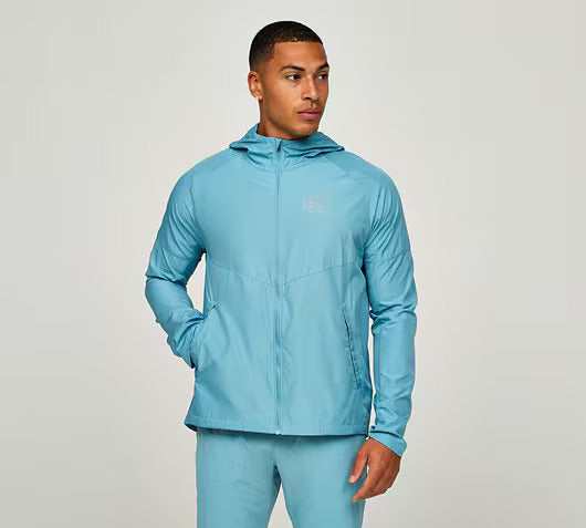 NIKE AIR RUN SWOOSH JACKET - DENIM TURQUOISE