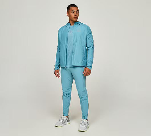 NIKE AIR RUN SWOOSH TRACKSUIT - DENIM TURQUOISE