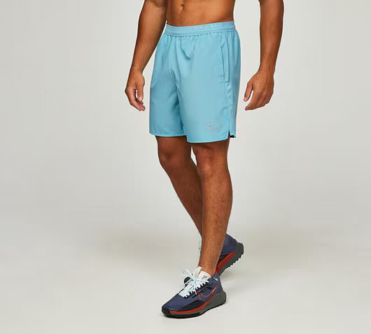 NIKE AIR RUN SWOOSH MILER SHORTS - DENIM TURQUOISE