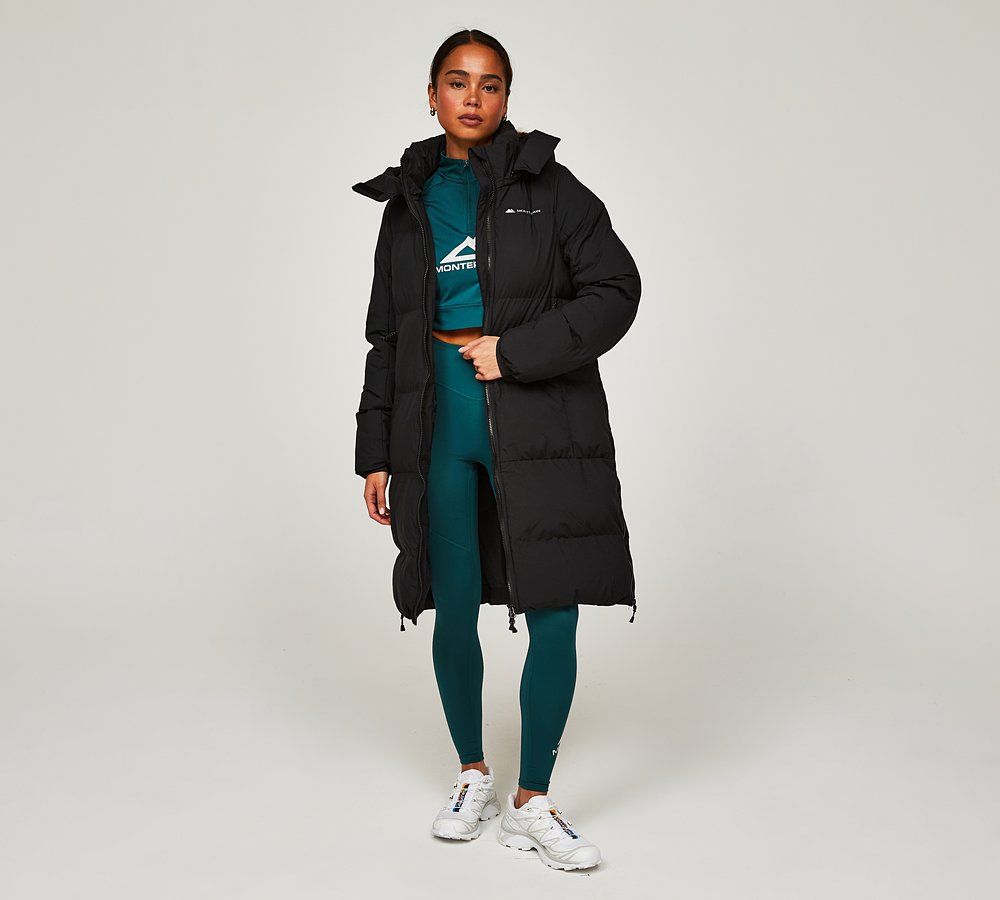 Monterrain Women's Horizon 2.0 Longline Puffer Jacket - Black