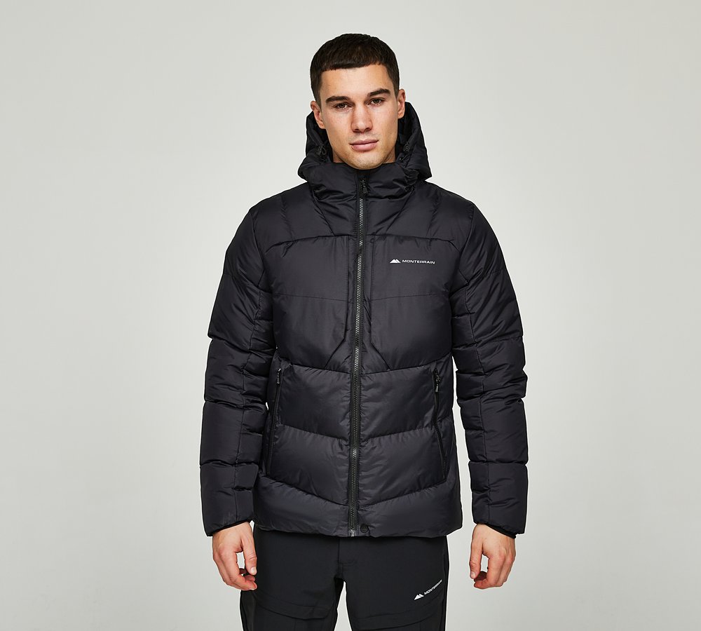 Monterrain Men's Polar Puffer Jacket - Jet Black