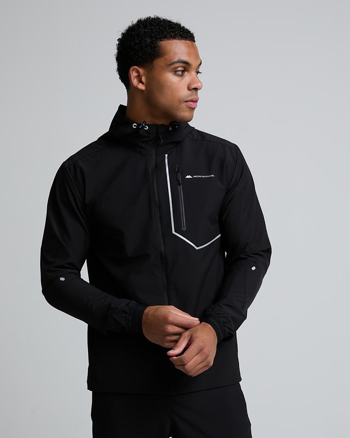 Monterrain Men's Ramble 3.0 Woven Hoodie - Black