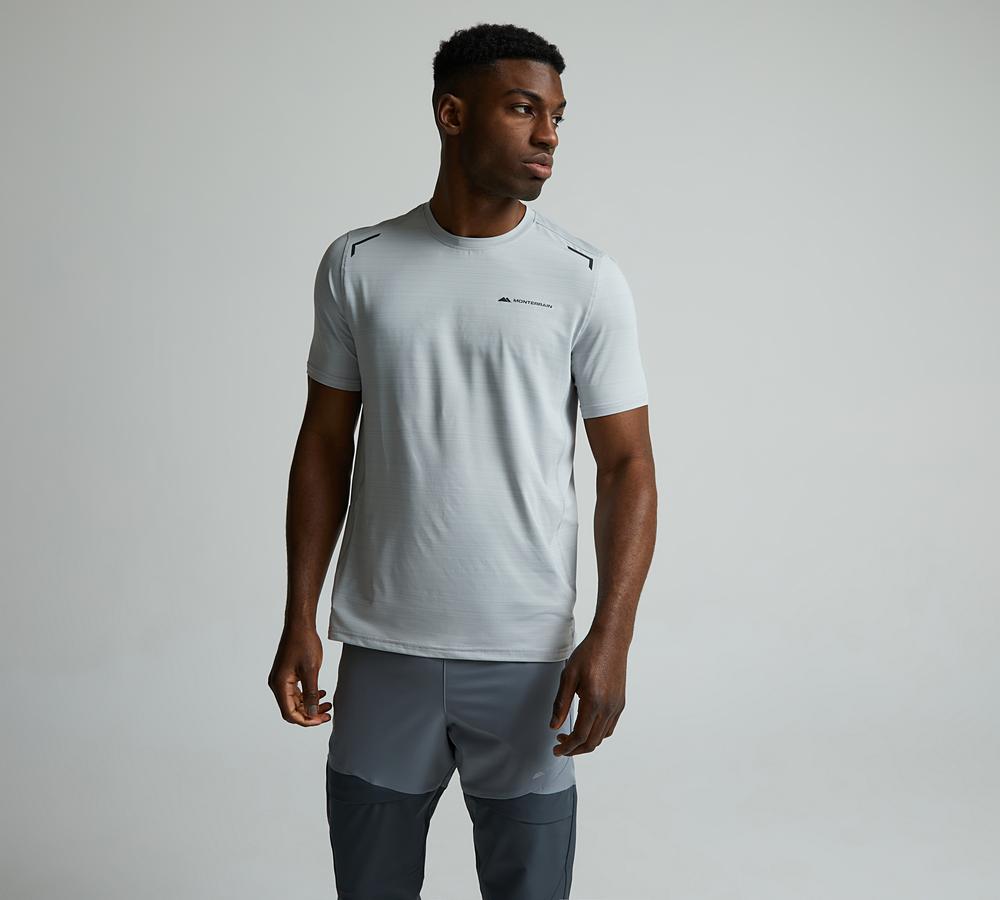 Monterrain Men's Lyder 3.0 Space Dye T-Shirt - Grey
