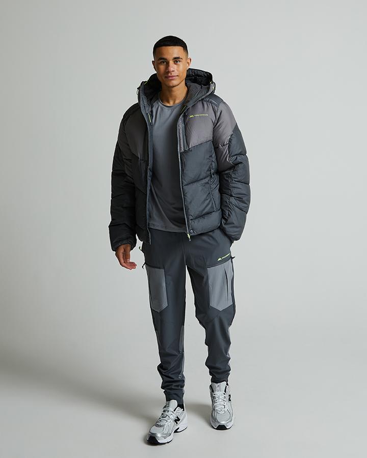 Monterrain Men's Orbit Puffer Jacket - Iron Gate/Night Owl/Volt
