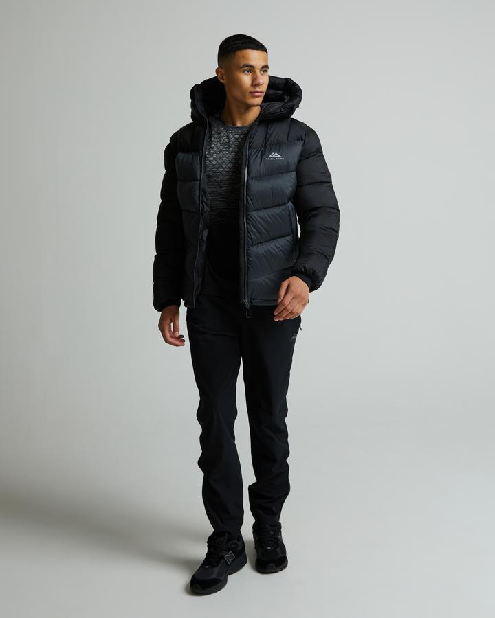 Trailberg Men's Alpina Puffer Jacket - Black/Volcano Grey