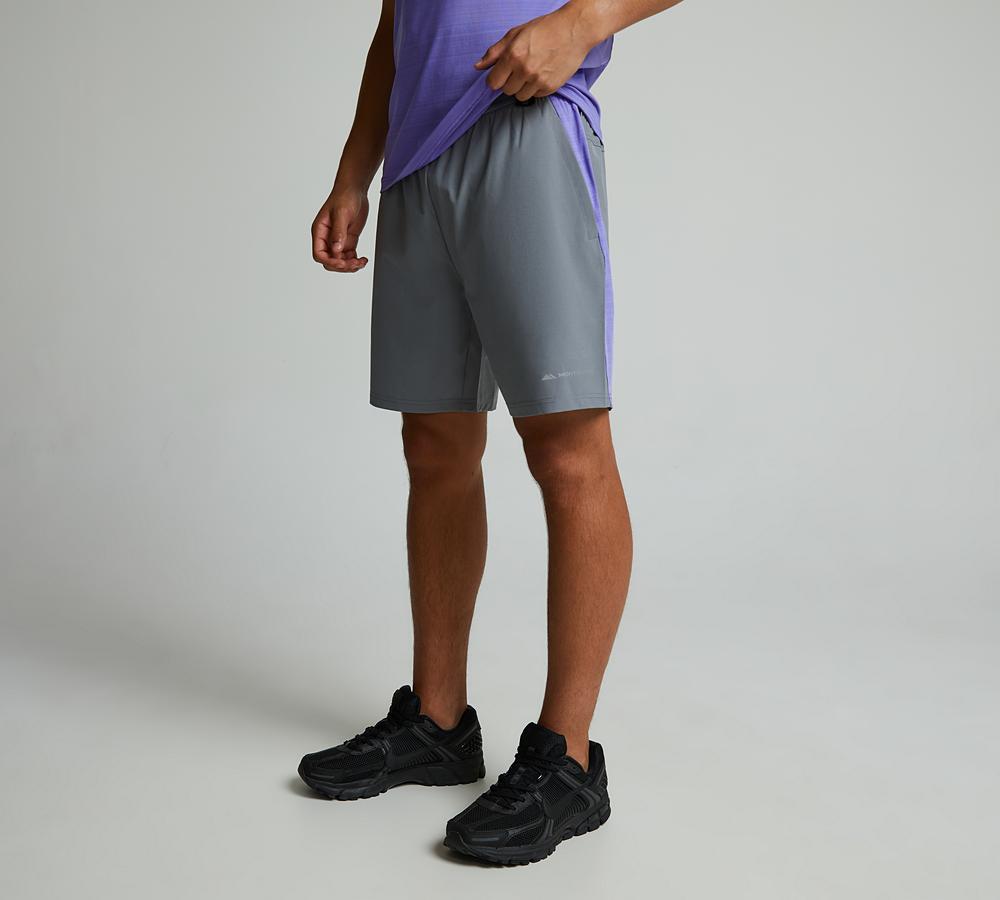 Monterrain Men's Lyder 3.0 Woven Running Short - Grey