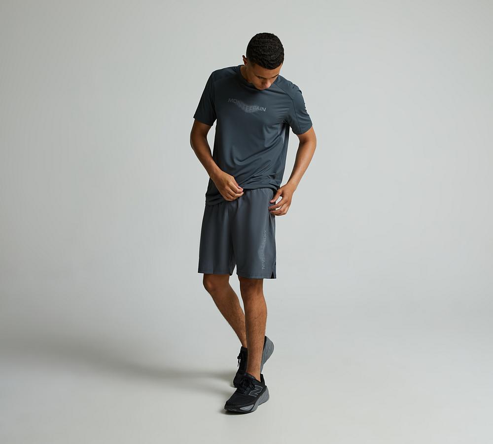 Monterrain Men's Interval 2.0 2-in-1 Running Short - Grey