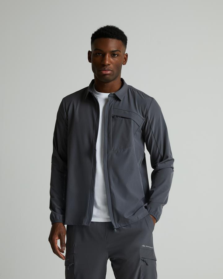 Monterrain Men's Cyclone Light Running Shirt - Iron Gate