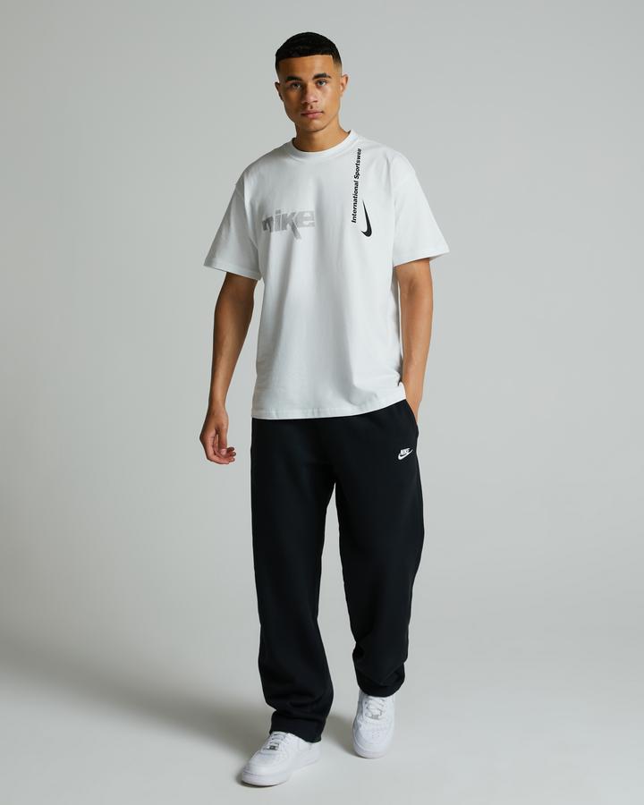 Nike Men's Club Fleece Open Hem Jogger - Black