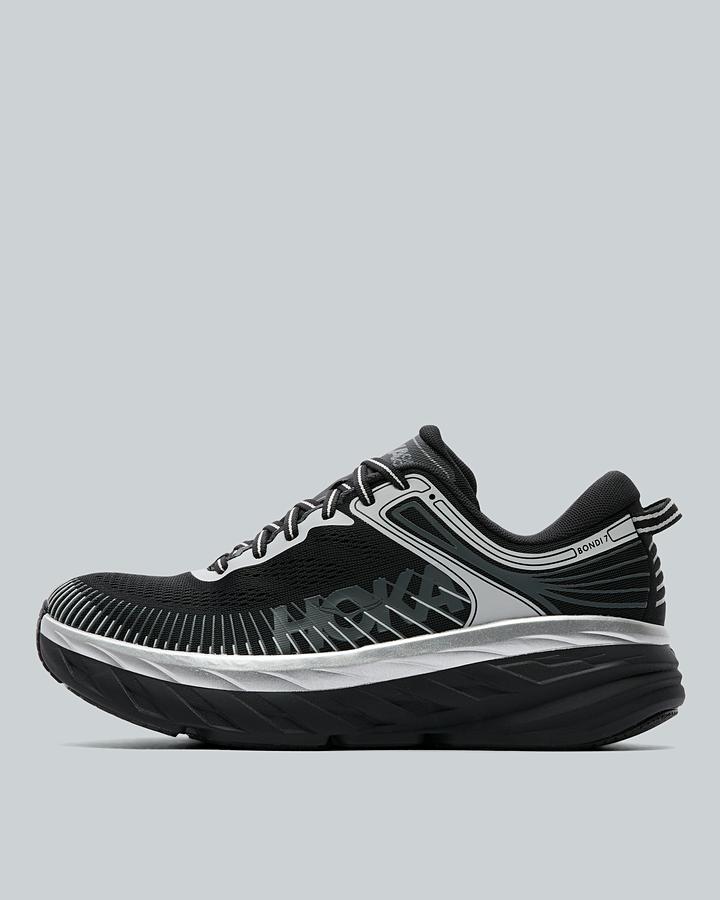 HOKA Men's Bondi 7 Trainer - Varsity Navy/Black