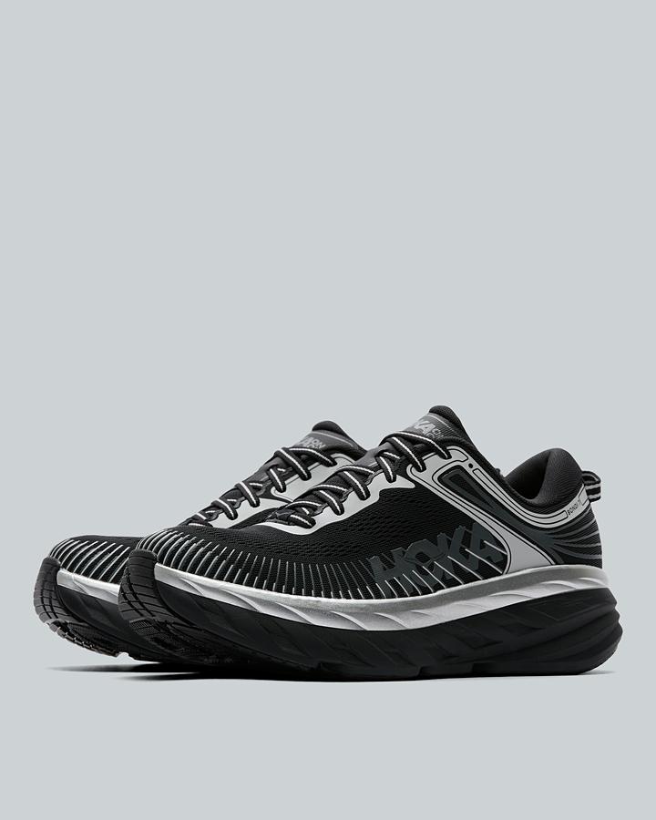 HOKA Men's Bondi 7 Trainer - Varsity Navy/Black