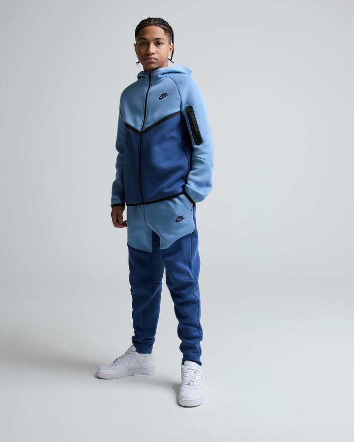 Nike Junior Tech Fleece Jogger - Mystic Navy Work Blue Black