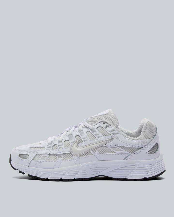 Nike Junior P-6000 Trainers - Platinum Tint White