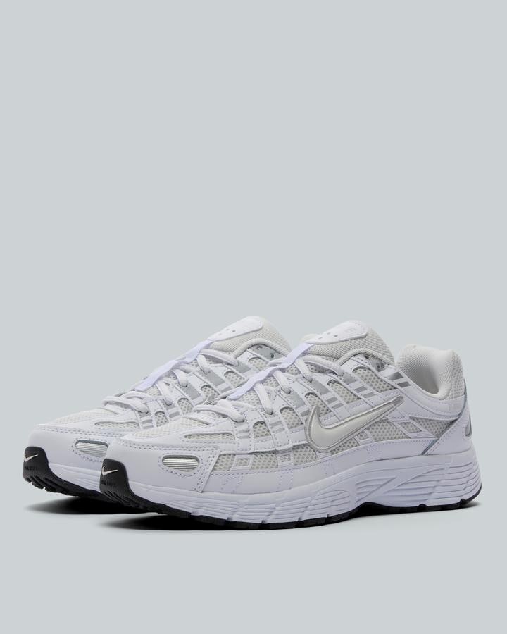 Nike Junior P-6000 Trainers - Platinum Tint White