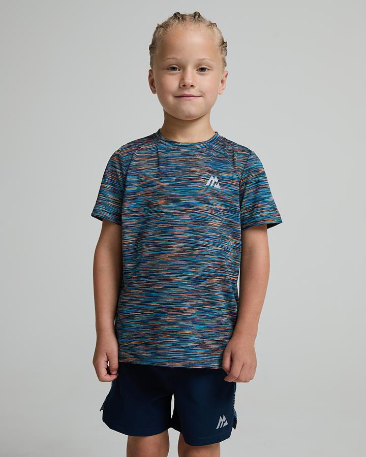 Montirex Baby Trail T-Shirt And Shorts Set - Midnight Blue Safety Orange