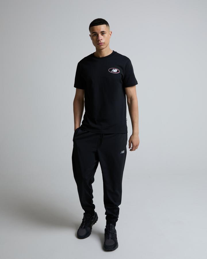 New Balance Men's Oval T-Shirt - Black