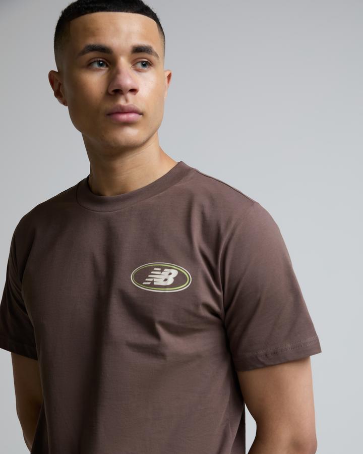 New Balance Men's Oval T-Shirt - Cortado