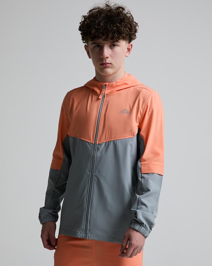 Alpyrex Junior Ontera Windbreaker - Civic Grey Sun Fruit