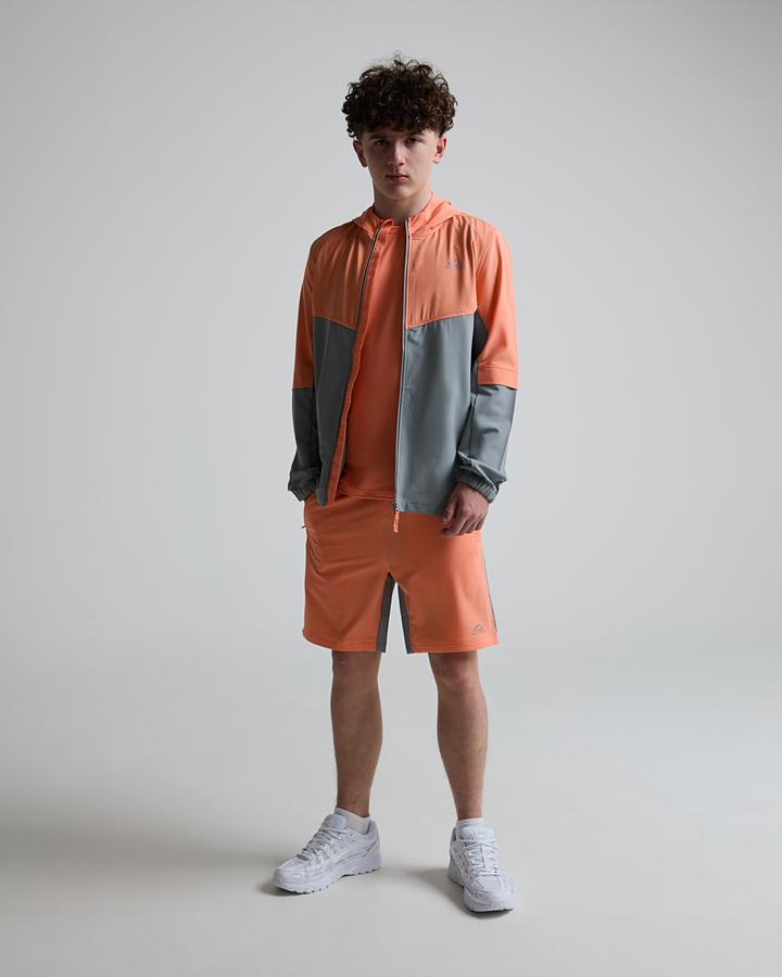 Alpyrex Junior Ontera Windbreaker - Civic Grey Sun Fruit