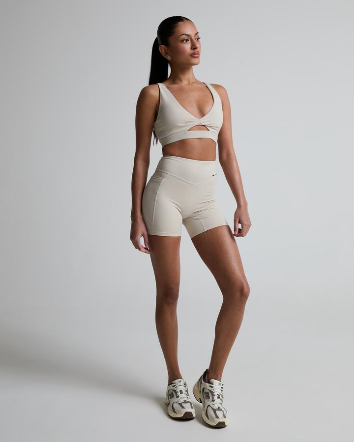 Monterrain Women's Altitude Twist Bra Top - Moonlit Alloy
