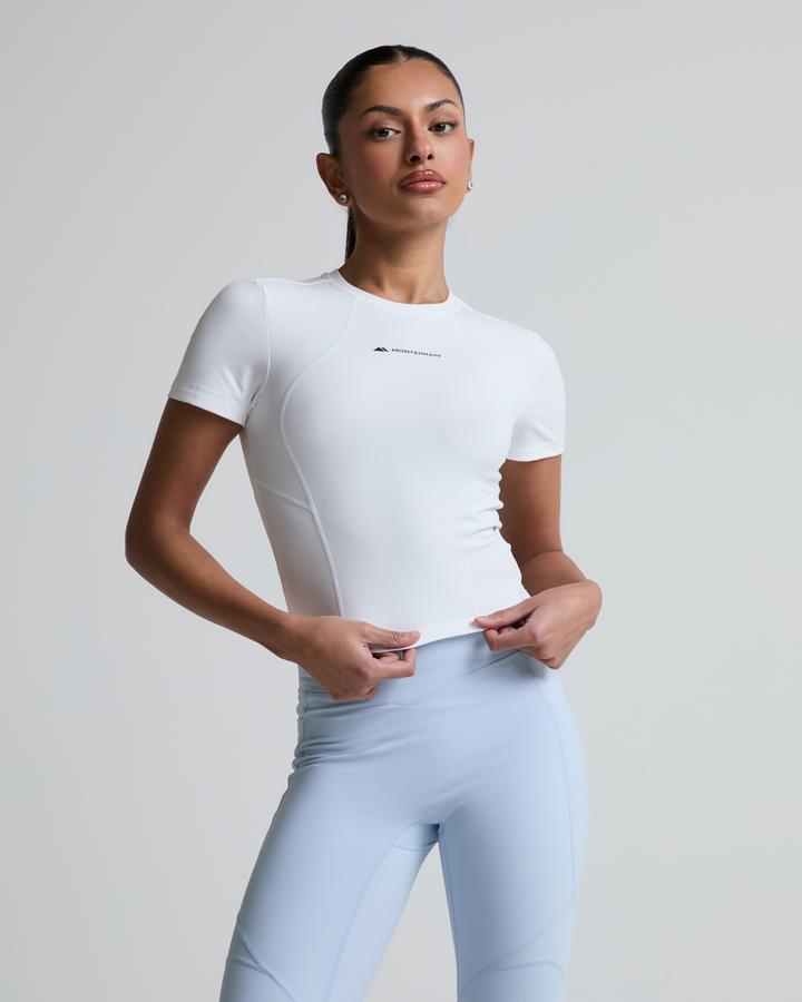 Monterrain Women's Altitude Slim Fit T-Shirt - Optic White