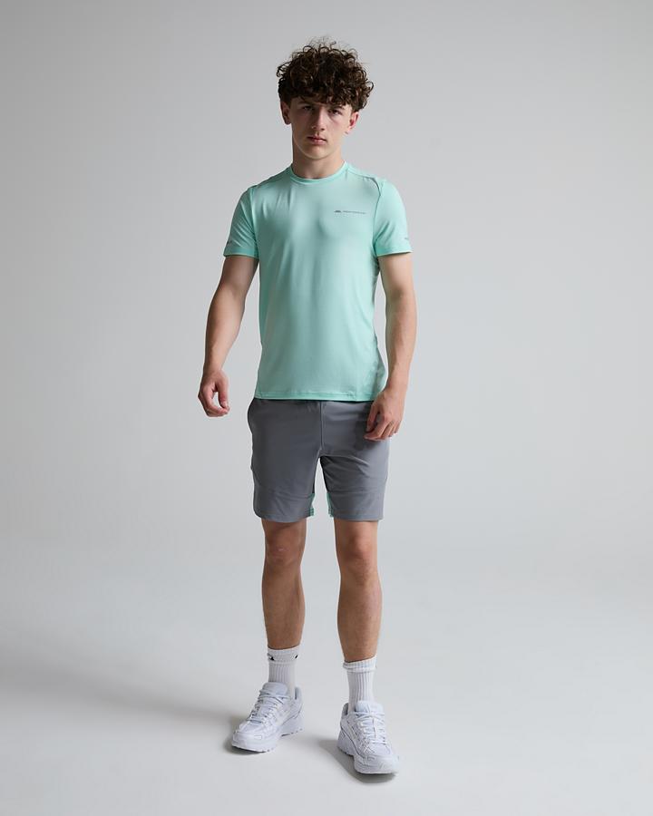 Monterrain Junior Bolt 2.0 Space Dye T-Shirt - Stream Green