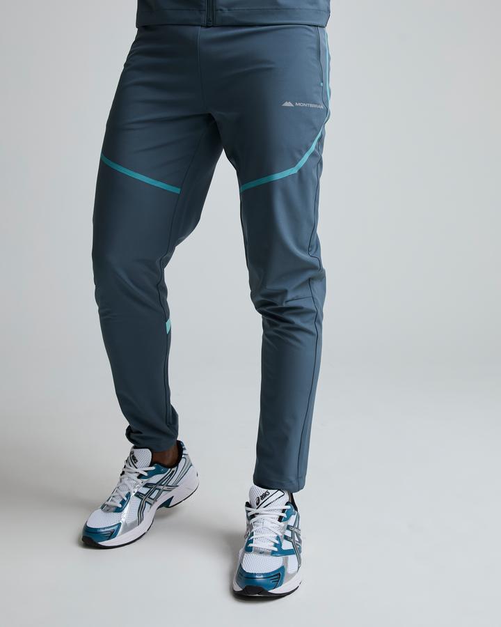 Monterrain Men's Defence Woven Running Pant - Twilight Graphite/Seafarer Teal/Coastal Calm