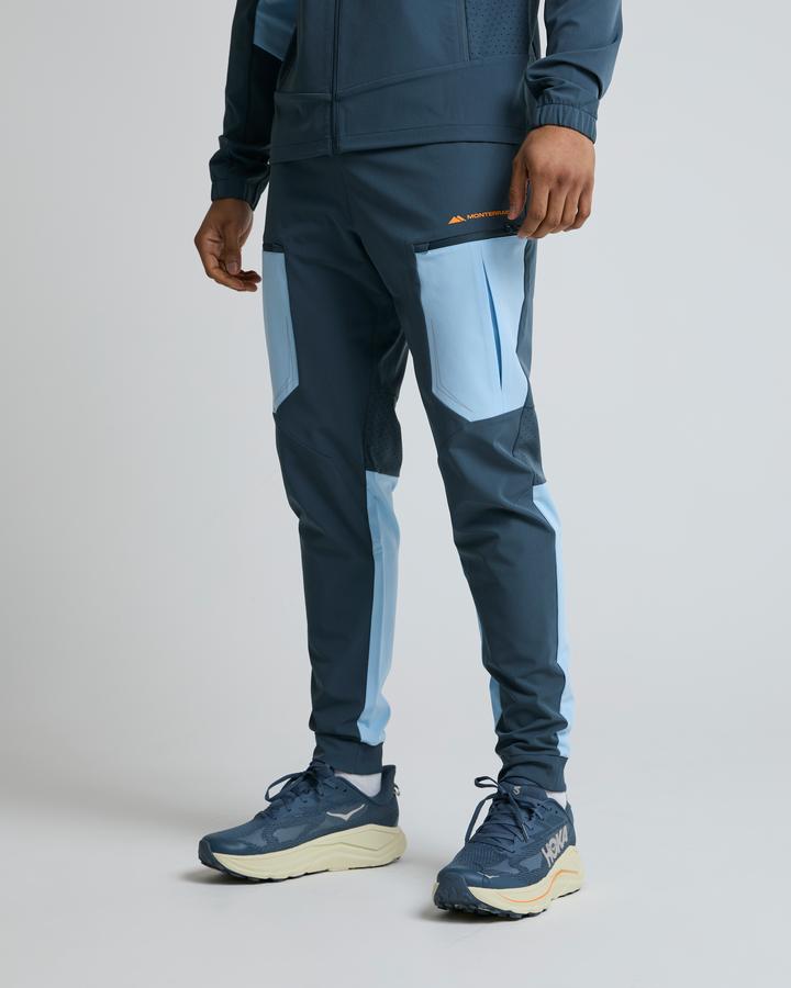 Monterrain Men's Orbit Woven Running Pant - Twilight Graphite/Skybound Blue/Sunflare Amber (4127318)