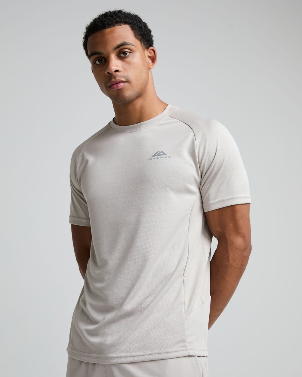 Trailberg Men's Cloud T-Shirt - Pebblestone/Frosted Ridge