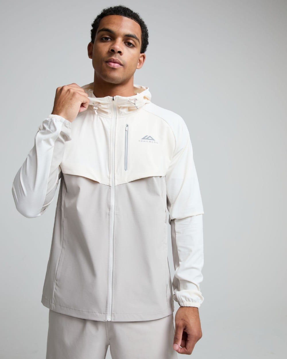 Trailberg Men's Cloud Hoodie - Pebblestone/Frosted Ridge