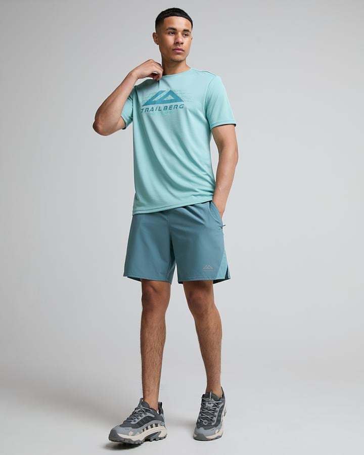 Trailberg Men's Movement T-Shirt - Arctic Chill