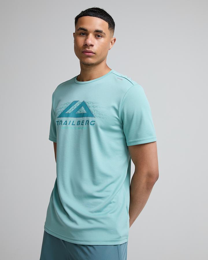 Trailberg Men's Movement T-Shirt - Arctic Chill