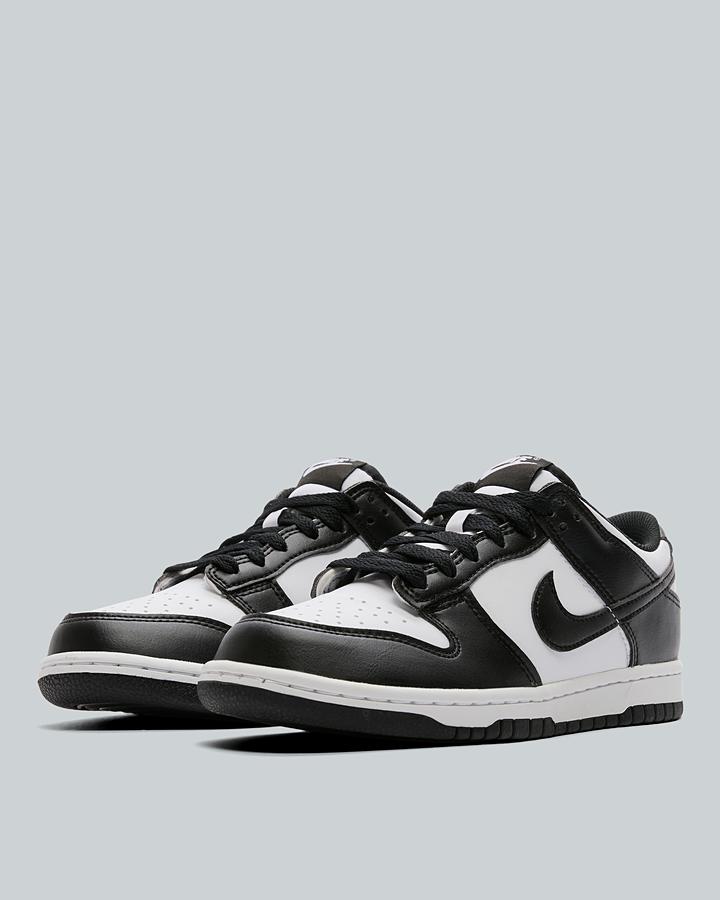 Nike Junior Dunk Low Trainers - White Black White