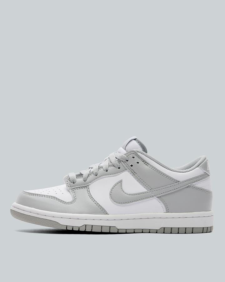 Nike Junior Dunk Low Trainers - White Light Smoke Grey White
