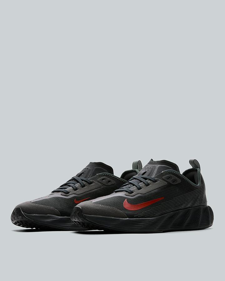 Nike Junior Ava X Trainers - Anthracite Picante Red Black