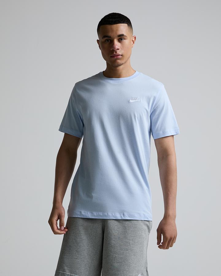 Nike Men's Club T-Shirt - Hydrogen Blue