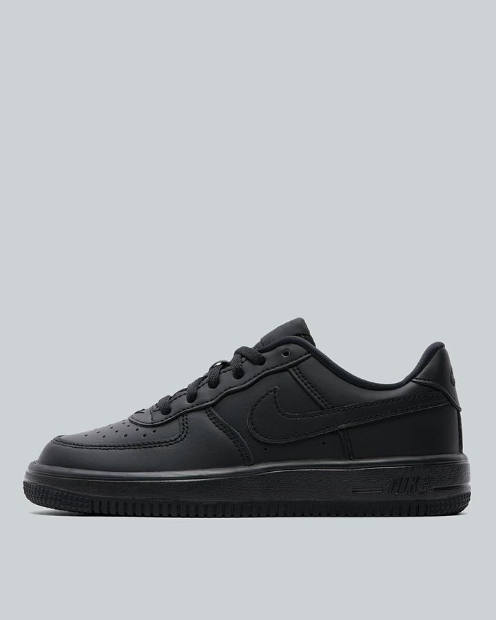 Nike Infant Air Force 1 Lace Trainers - Black