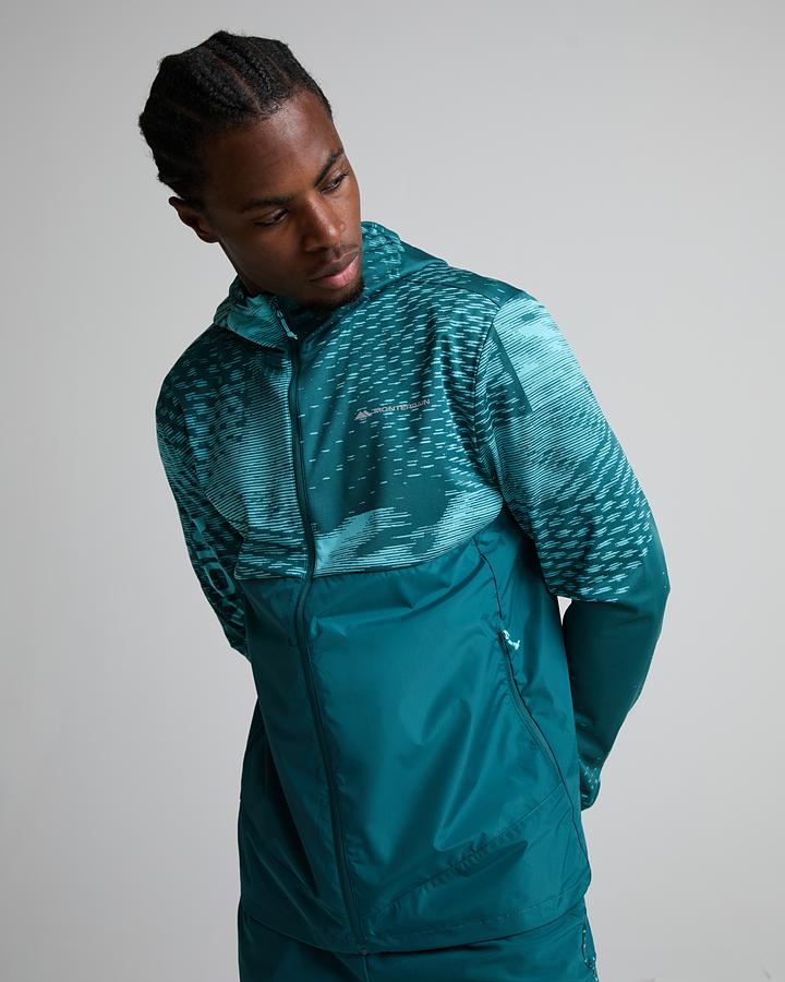 Monterrain Men's Divide Windrunner - Coastal Drift/Seafarer Teal