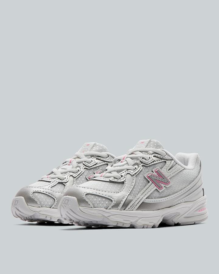 New Balance Baby 740 Trainers - Silver Metallic Signal Pink