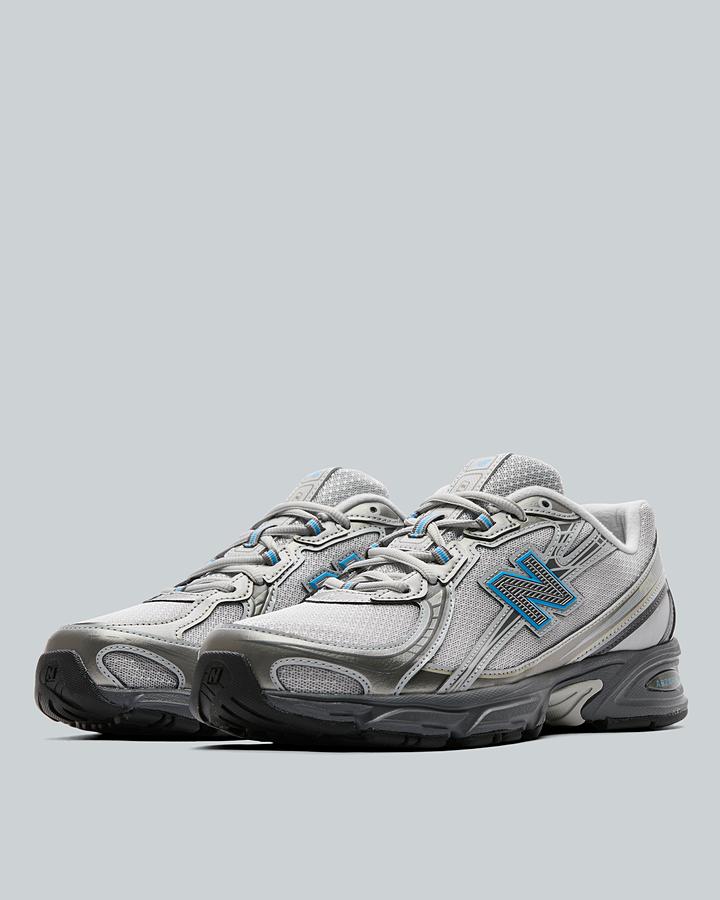 New Balance Men's 740 Trainer - Raincloud/Fan Blue/Dark Grey