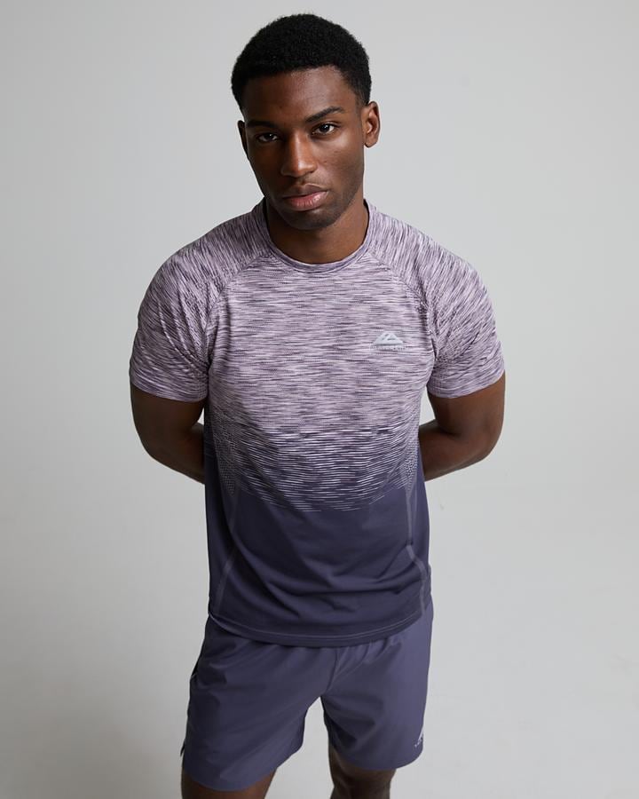 Trailberg Men's Arc Seamless 2.0 T-Shirt - Purple