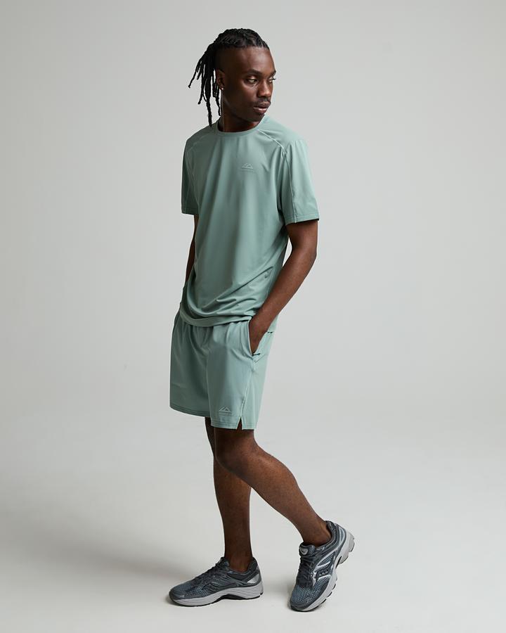 Trailberg Men's Momentum Short - Willow Green/Idyllic Green