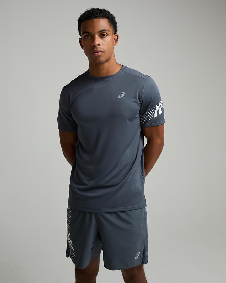ASICS Men's Icon Short Sleeve T-Shirt - Carrier Grey