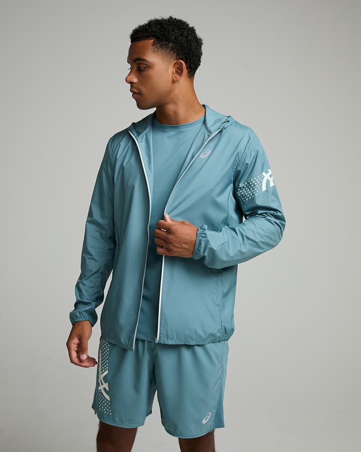 ASICS Men's Icon Jacket - Performance Foggy Teal