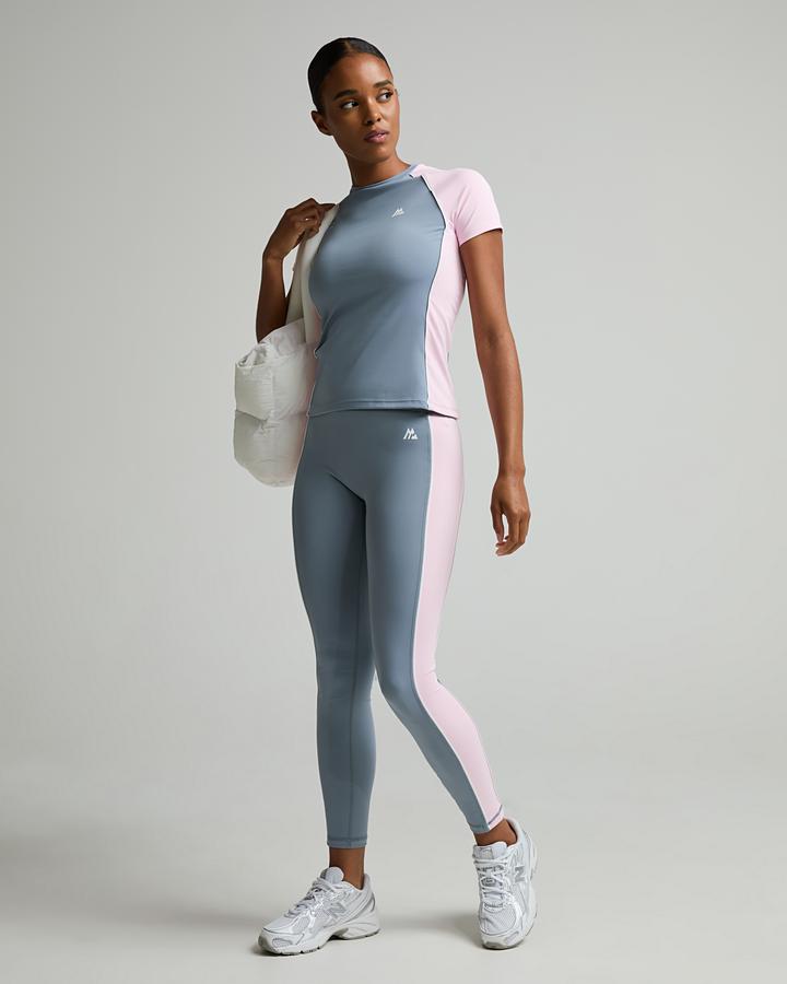 Montirex Women's Vitality T-Shirt - Dove Grey/Light Pink/White