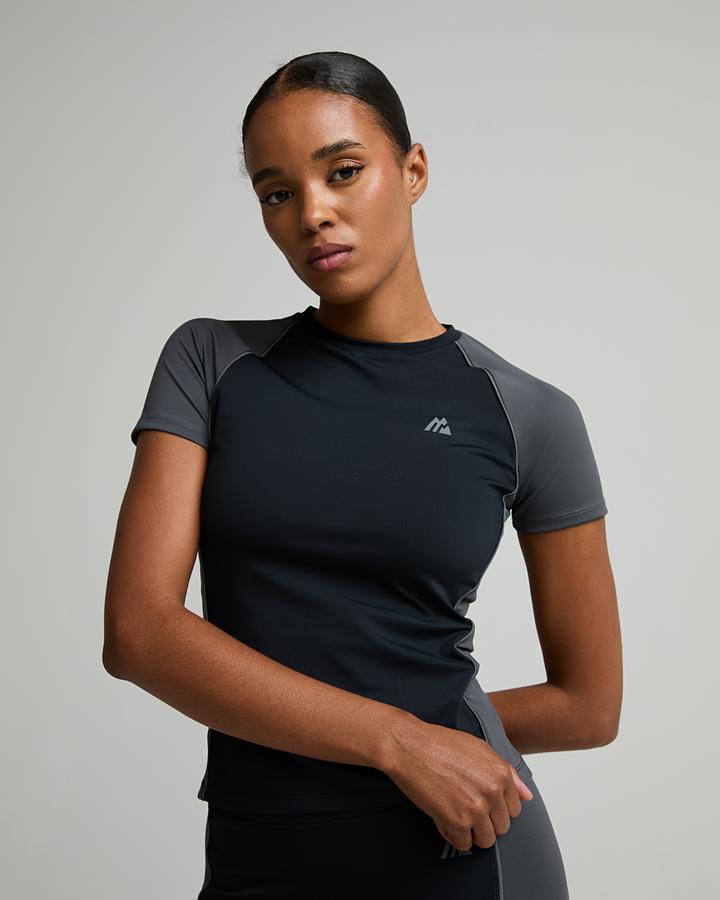 Montirex Women's Vitality T-Shirt - Black/Asphalt/Cement Grey